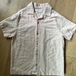 Boys Pink Short Sleeve Shirt